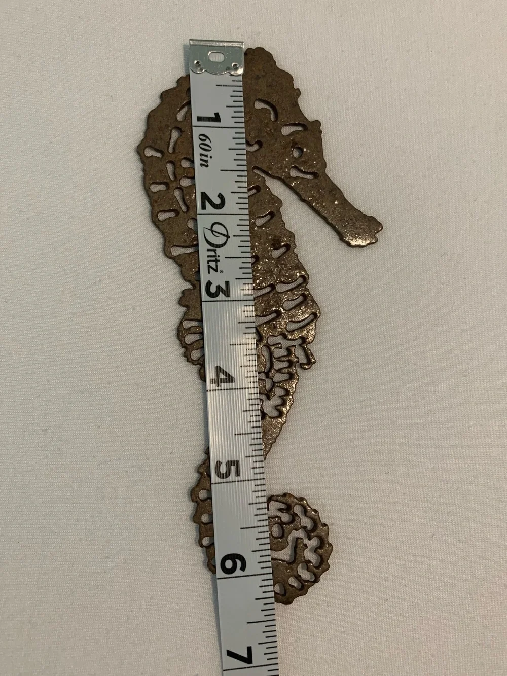 Rustic Coastal Metal Wall Art Set Crab Seahorse Starfish Beach Nautical Decor